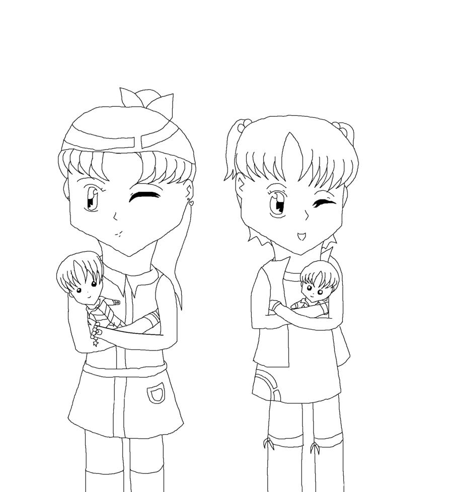 900x977 Pokemon Trainers And There Plushi (Coloring Page) By Sailormoon003