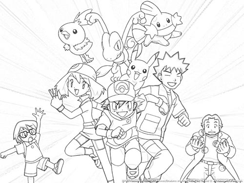 500x375 Free Coloring Pages For Kids Pokemon Pikachu Coloring Pages