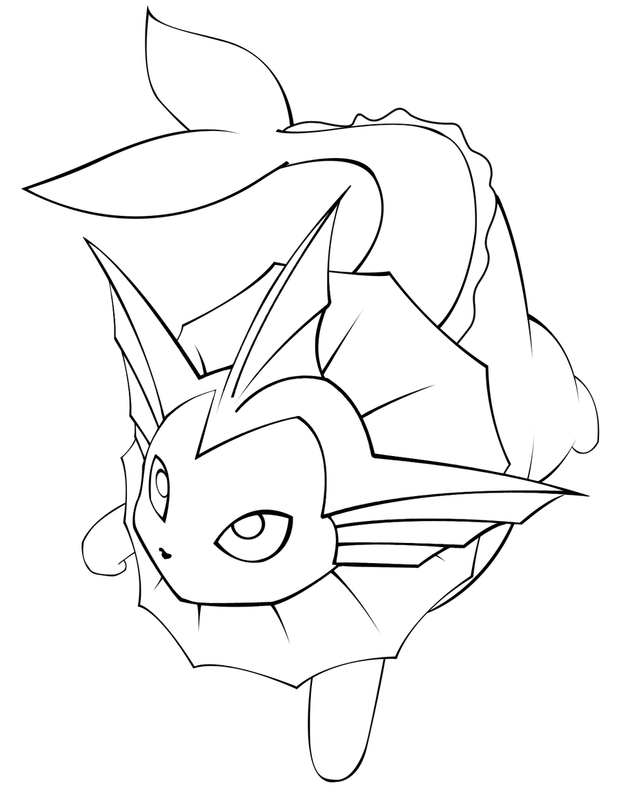 900x1142 Fresh Vaporeon Coloring Pages Cool Ideas For You