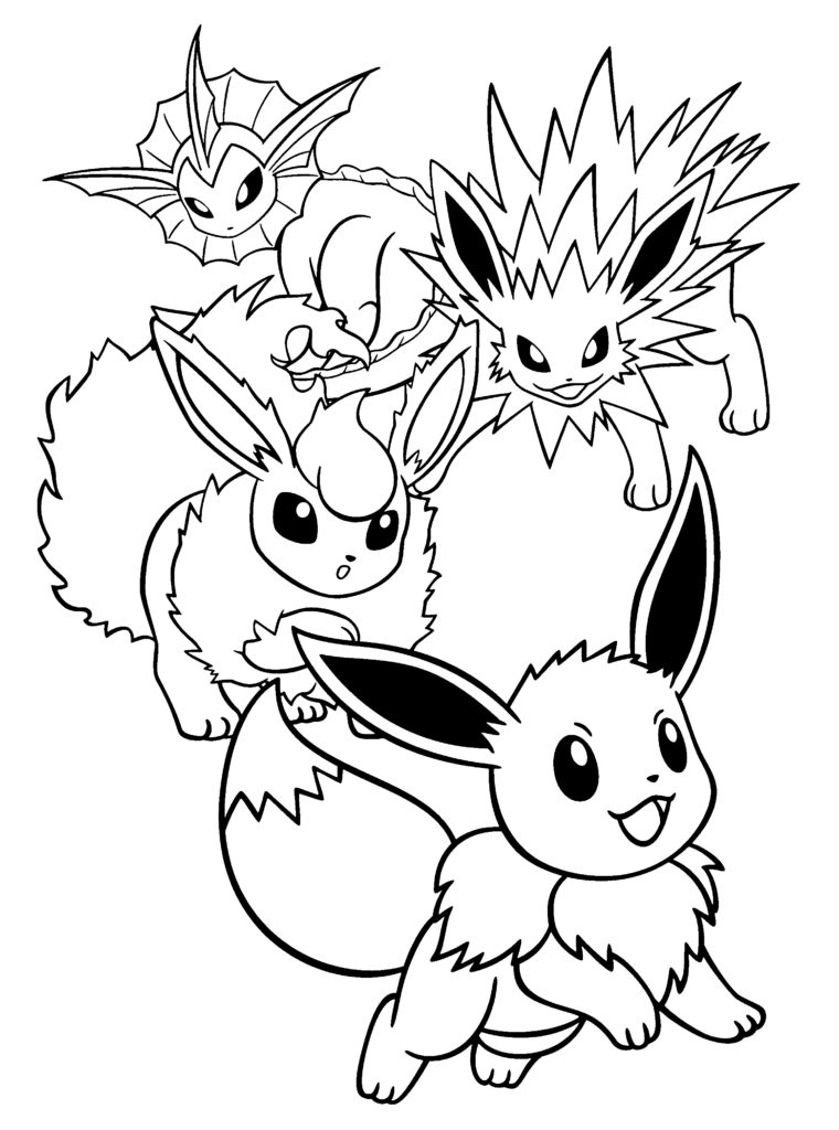 760x1024 25 Vaporeon Coloring Page Compilation Free Coloring Pages