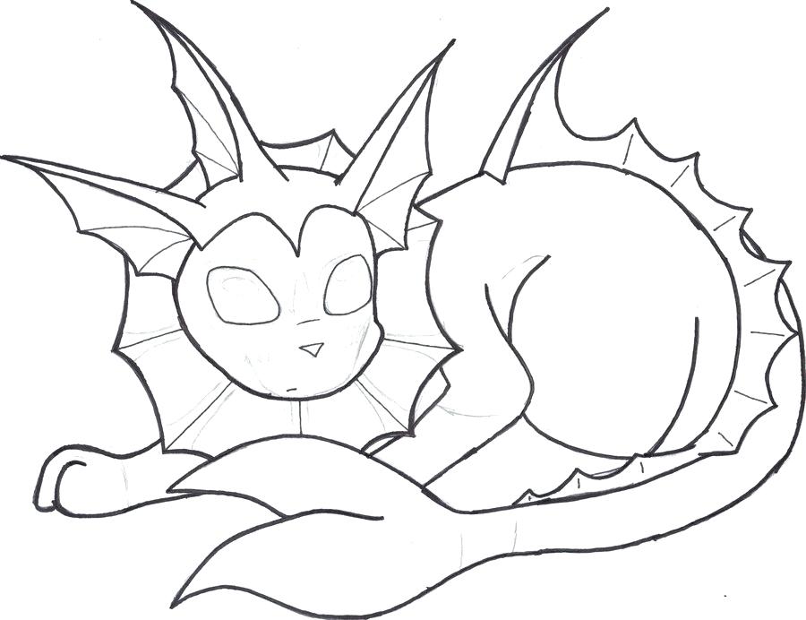 900x692 Vaporeon Coloring Pages Weird Glitches In My Games By Light