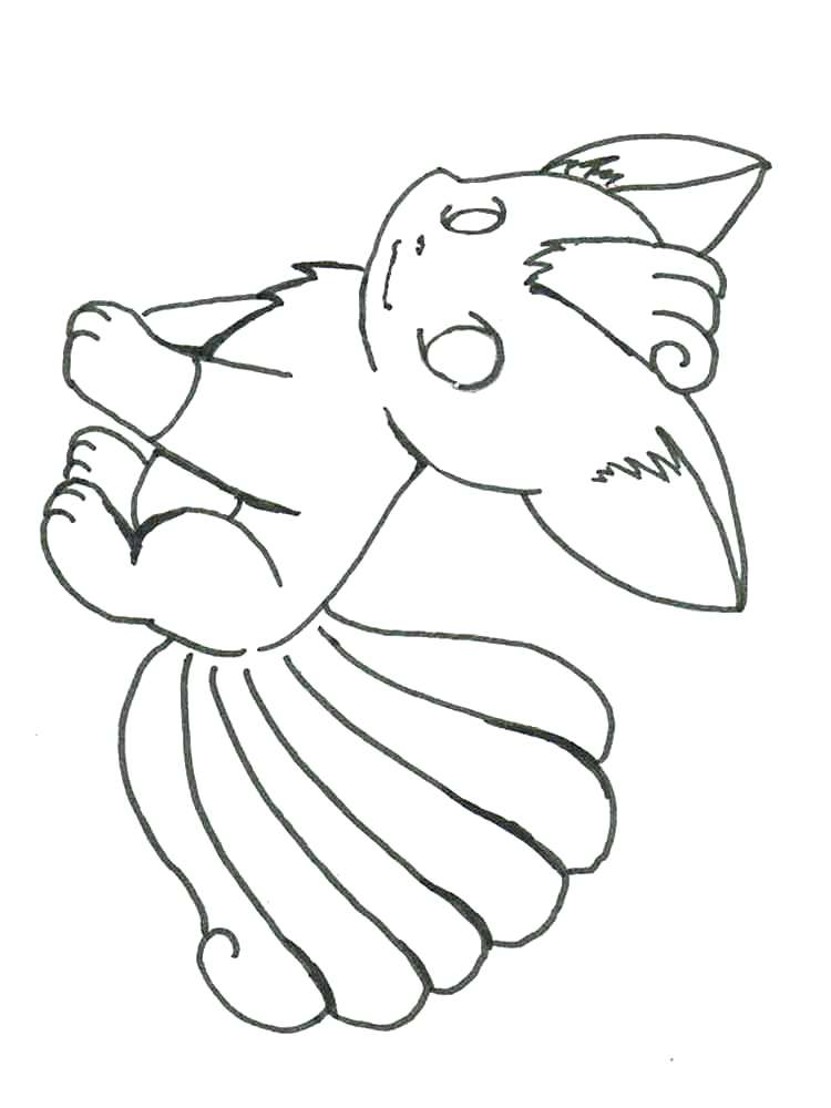 750x1000 Vulpix Coloring Pages Coloring Pages 7 Pokemon Vulpix Coloring