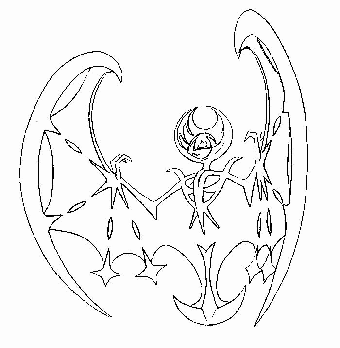 Pokemon Yveltal Coloring Pages