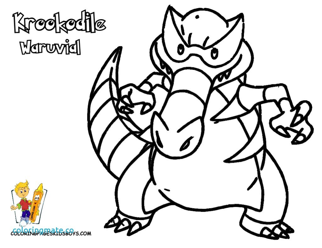 1024x791 Pokemon Coloring Pages Krookodile Fresh Pokemon Black And White