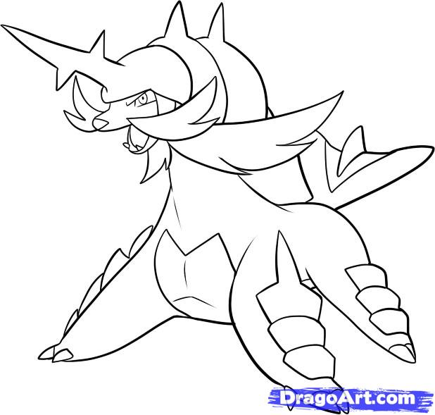 618x589 Samurott Coloring Pages
