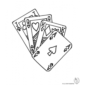 300x300 Coloring Page Of Poker For Coloring For Kids