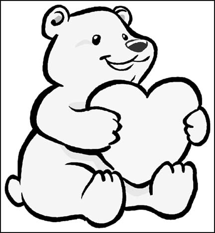 432x468 Top 75 Polar Bear Coloring Pages