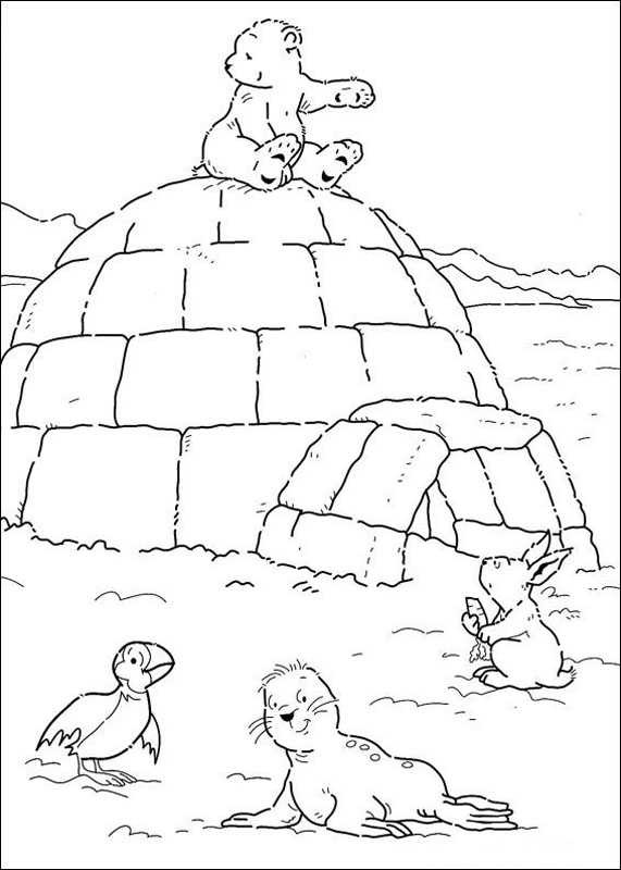 571x800 Polar Bear Coloring Pages For Kids (3) Coloring Pages For Kids