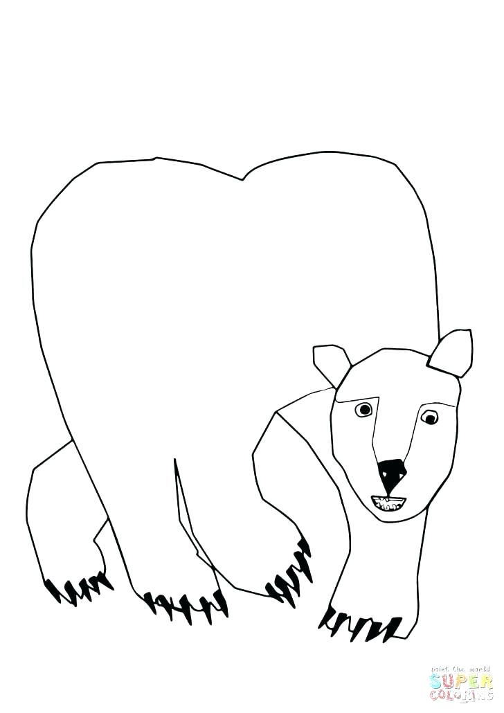 728x1030 Coloring Pages Black Bears Printable Coloring Polar Bear Coloring