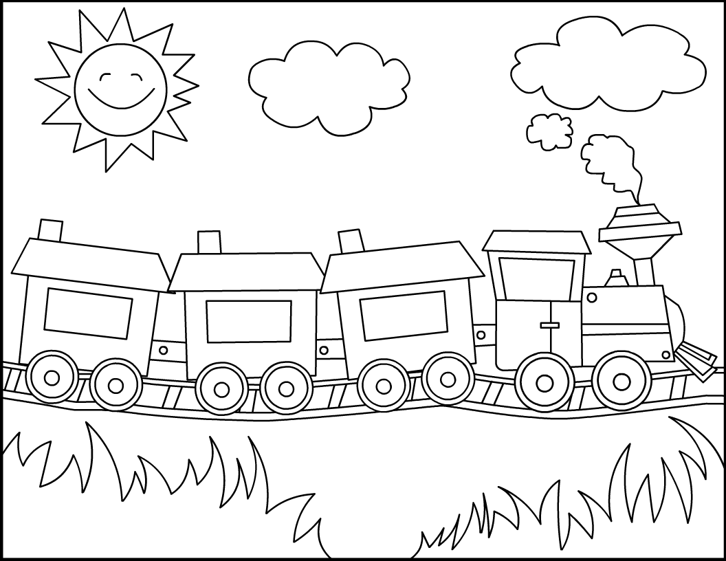 1056x816 Powerful Polar Express Coloring Pages To Downl
