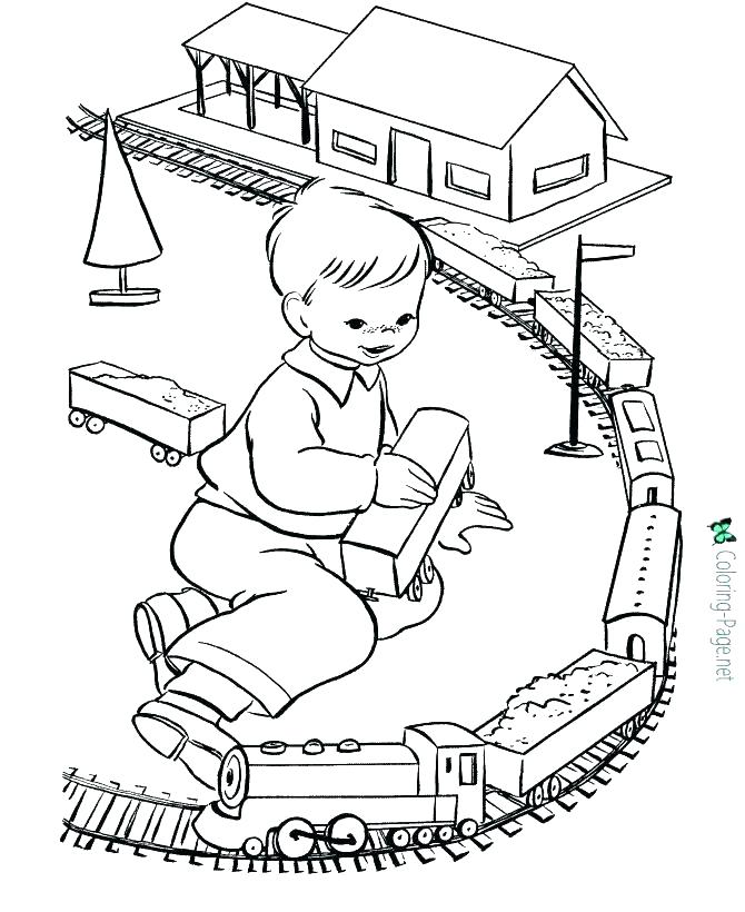 670x820 Train Pictures To Color