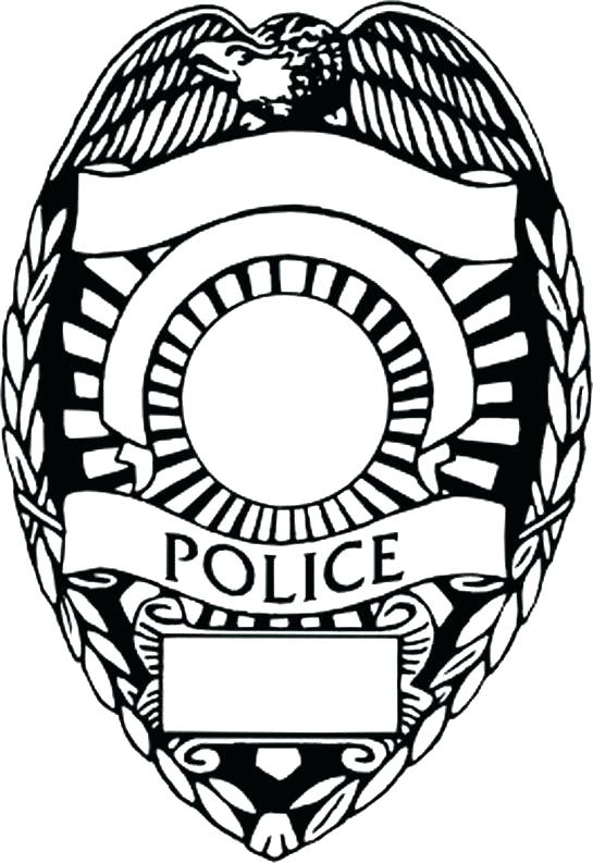 545x793 Police Badge Coloring Page Police Badge Coloring Page Police Badge