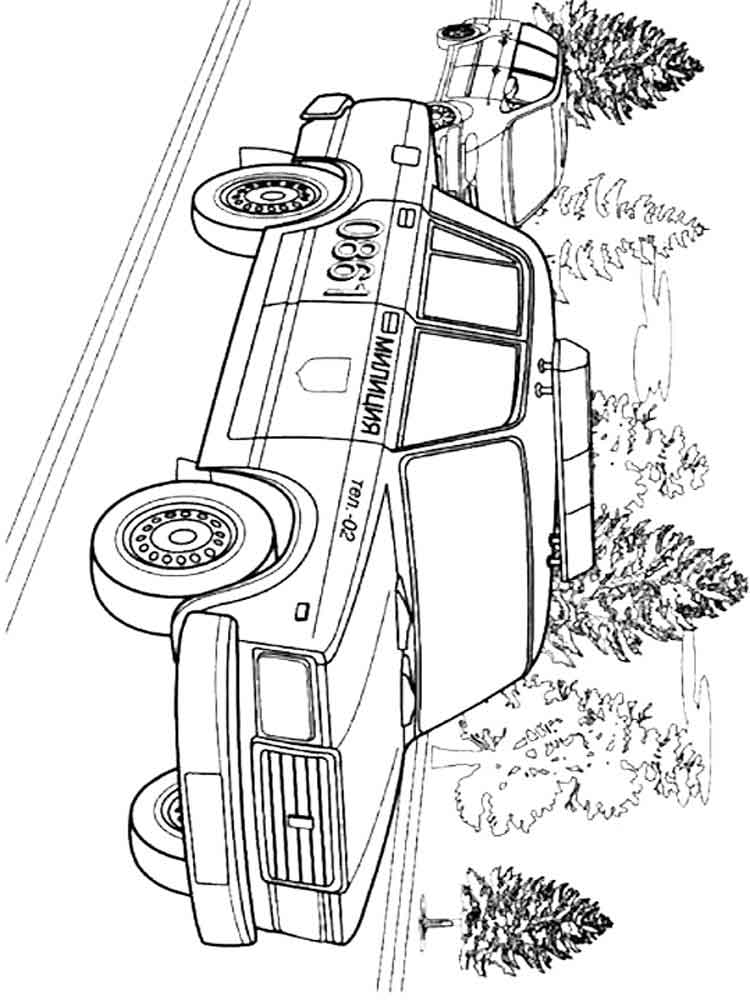 750x1000 Police Car Coloring Pages. Download And Print Police Car Coloring