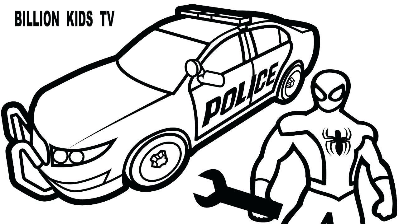 1280x720 Coloring Pages ~ Police Car Coloring Pages Free Page Games Police