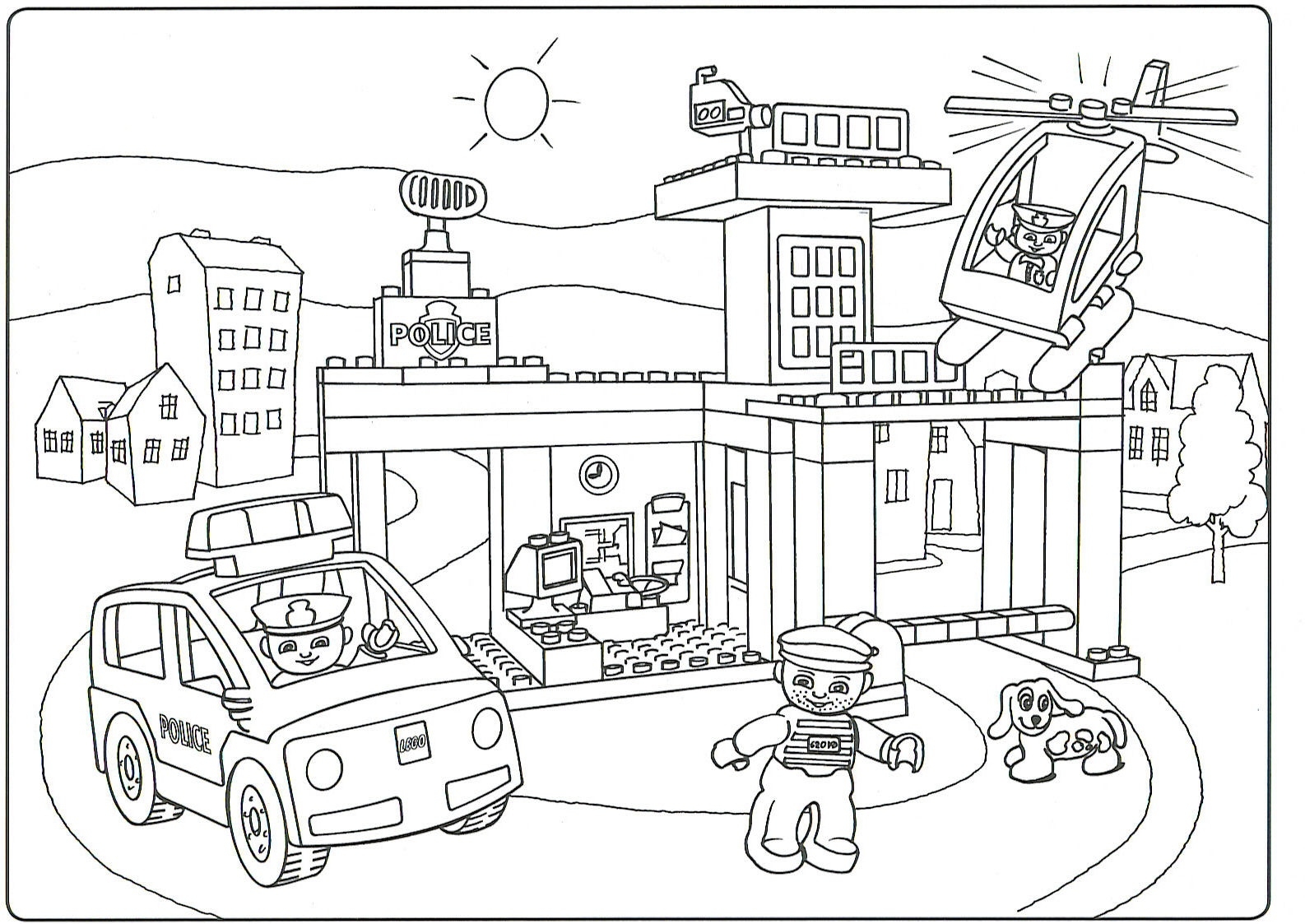 Police Coloring Pages