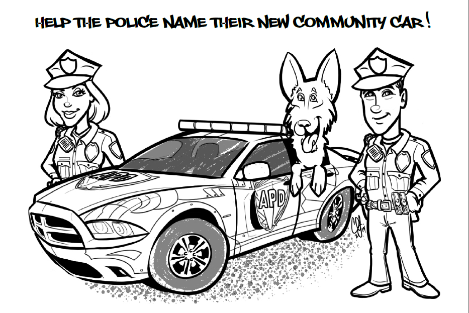 933x623 Police Car Coloring Pages