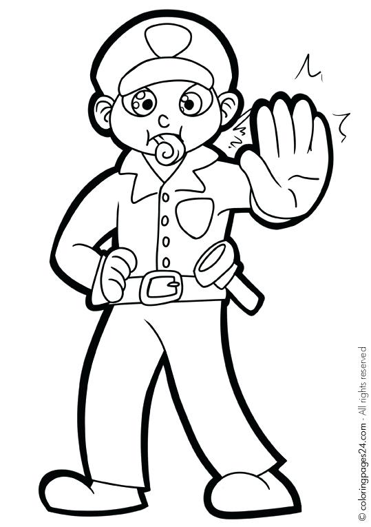 539x765 Police Coloring Books Kids Coloring Special Police Officer