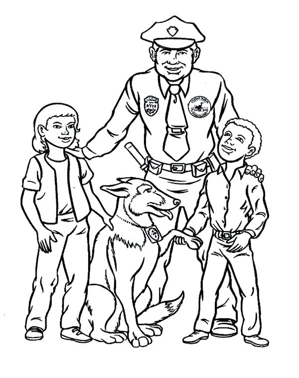 600x759 Police Coloring Page Police Car Coloring Page Together With Police
