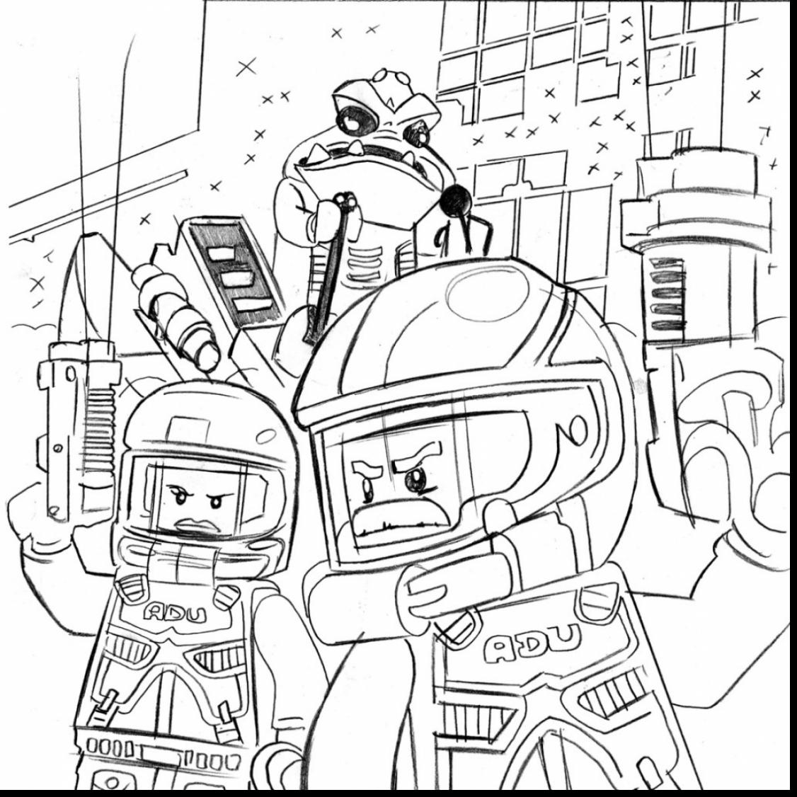 1126x1126 Lego Forest Police Coloring Pages