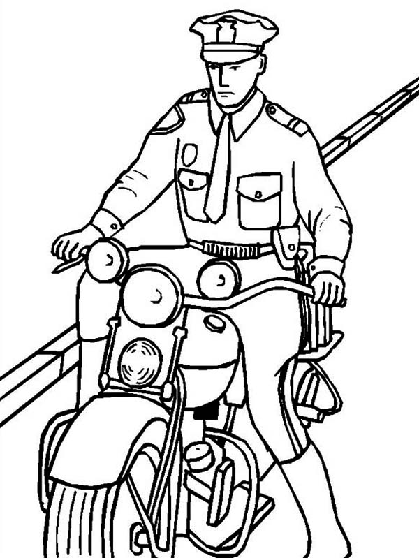 600x799 Police Coloring Page Thank You Police Coloring Page Free Printable