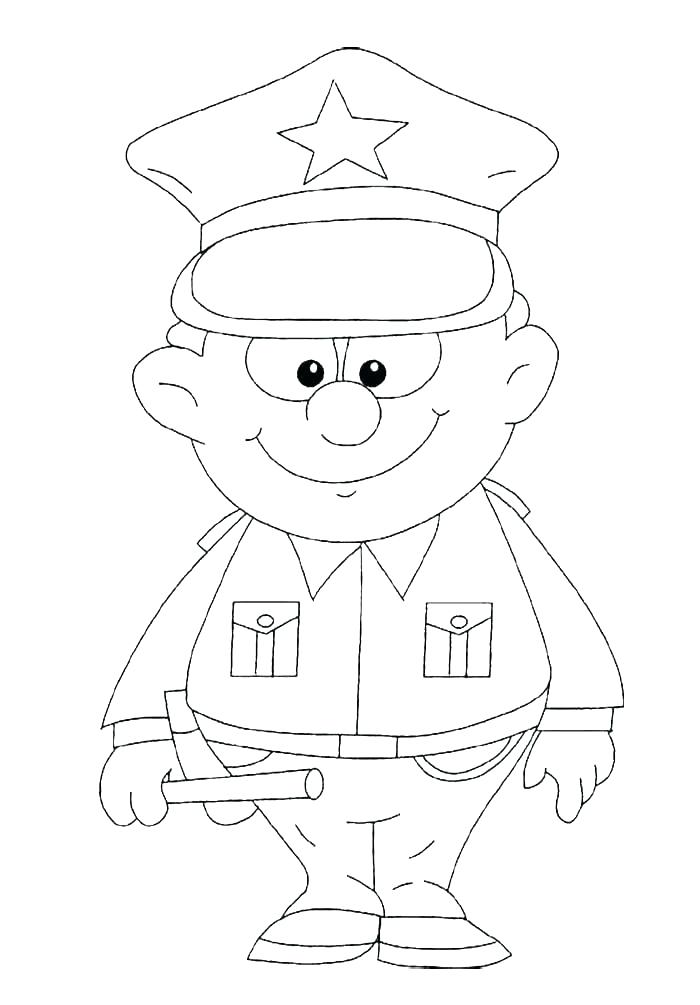700x1005 Police Hat Coloring Page Police Hat Coloring Page Police Officer
