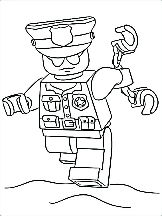 568x758 Police Officer Coloring Sheet Police Officer Coloring Pages Police
