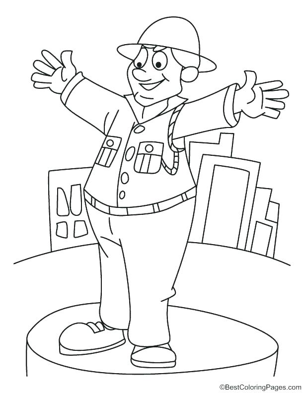 612x792 Lego Police Coloring Pages