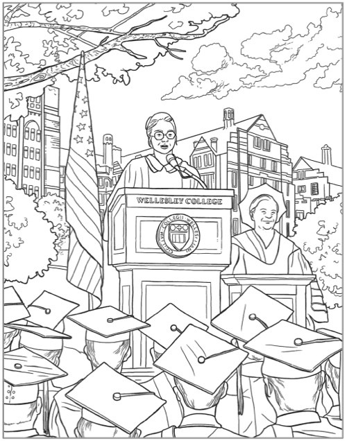 500x636 Color Your Own Politicians Political Coloring Books For Adults