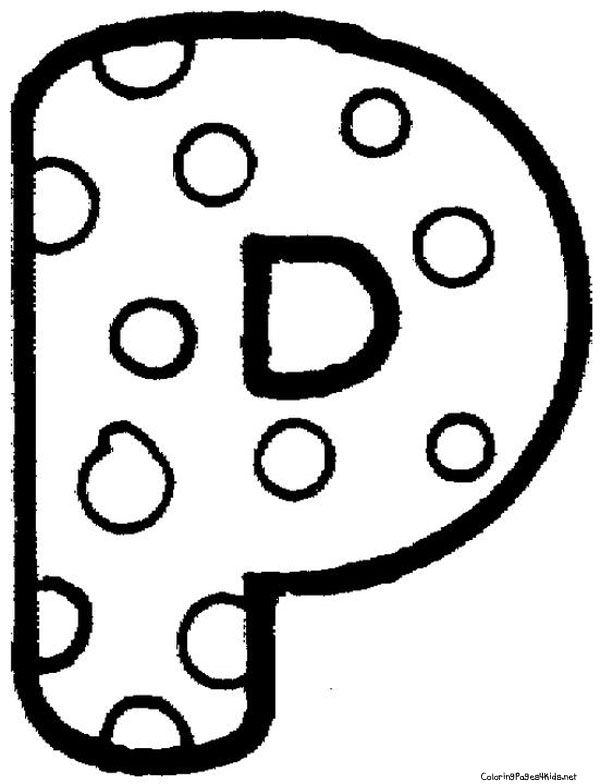 600x784 Polka Dot Letter G Colouring Pages Ideas For The House