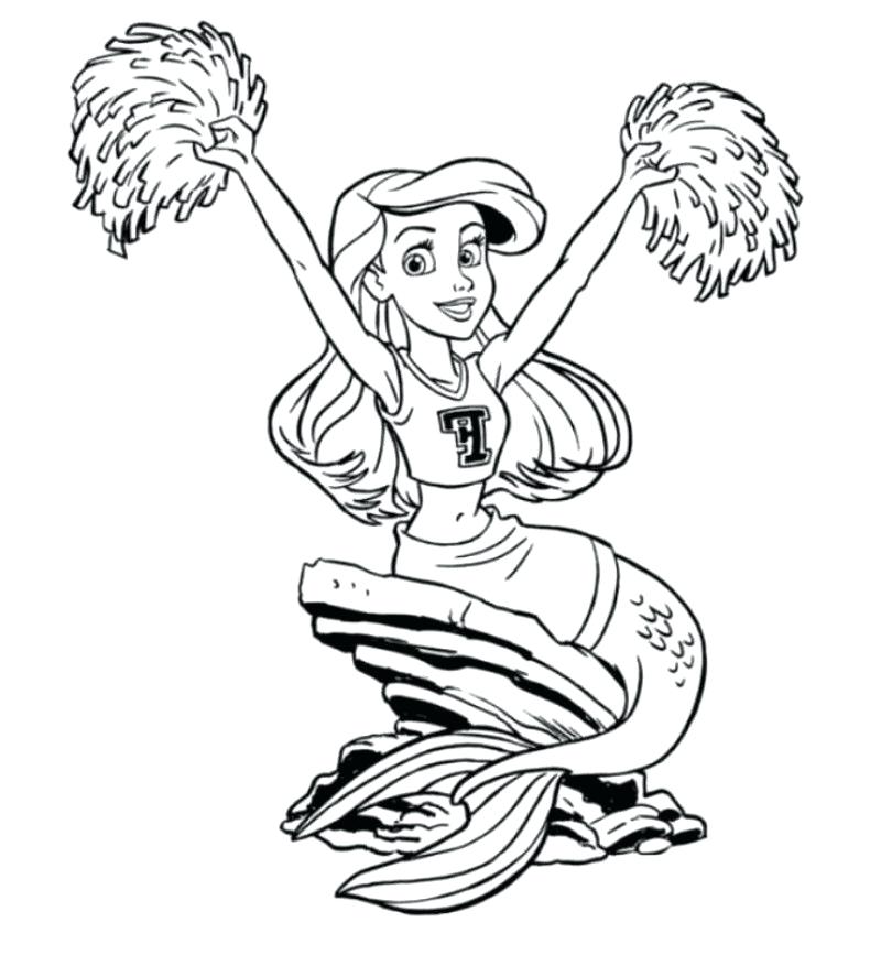 800x867 Cheerleading Pom Poms Coloring Pages Best Coloring Disney Book