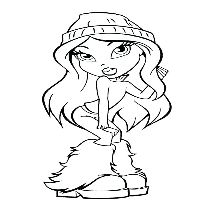 820x820 Bratz Printable Coloring Pages Printable Coloring Pages Pom Poms
