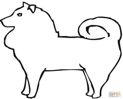 400x322 Pomeranian Coloring Pages Color The Page