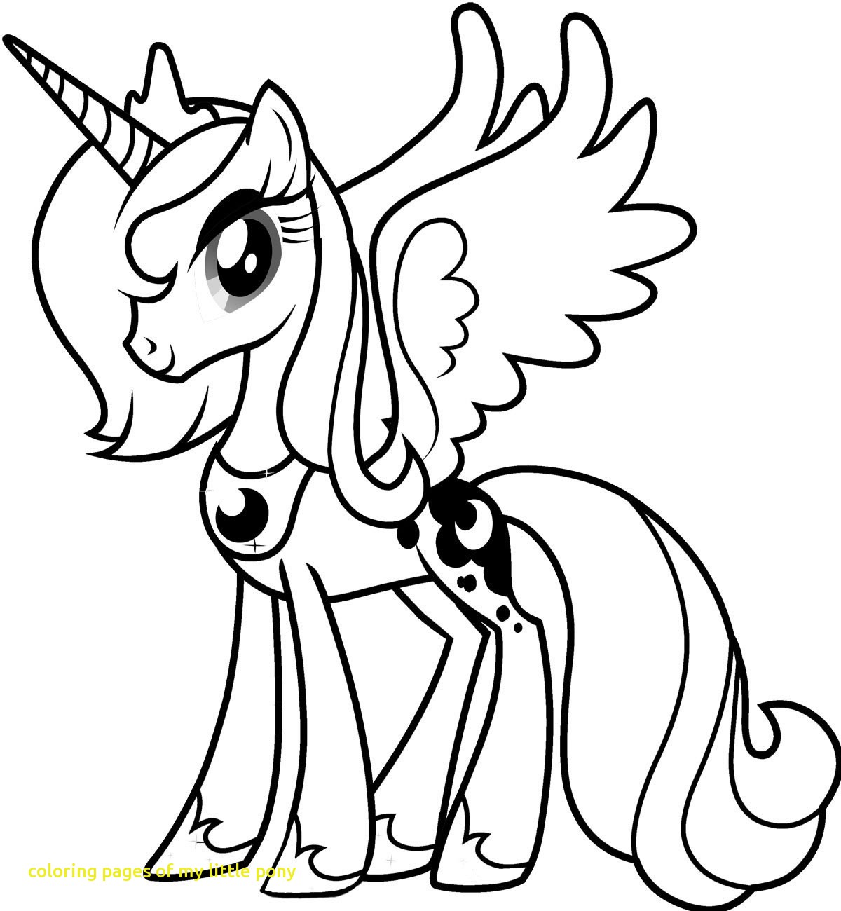 1200x1300 Coloring Pages Of My Little Pony With Free Printable My Little