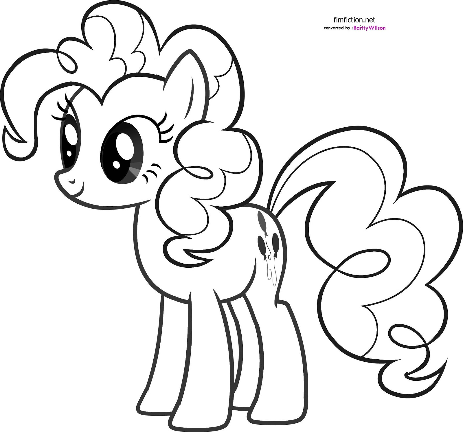 1600x1493 My Little Pony Pinkie Pie Coloring Pages