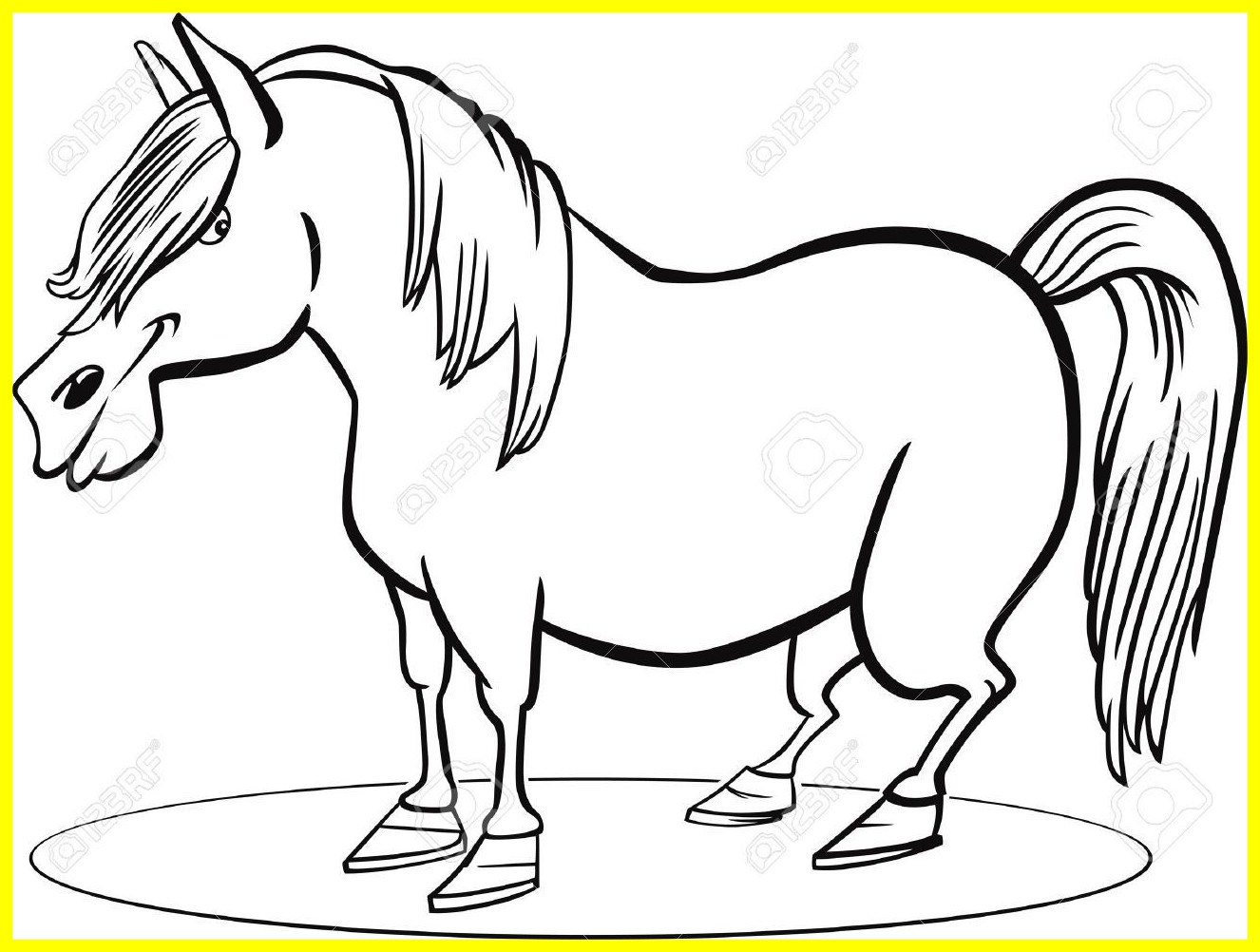 Pony Horse Coloring Pages
