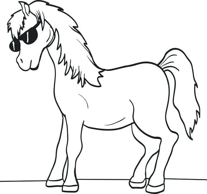 700x657 Horse Coloring Page Free Realistic Horse Coloring Pages To Print