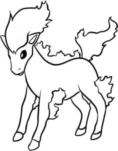 236x302 Ponyta Pokemon Drawing