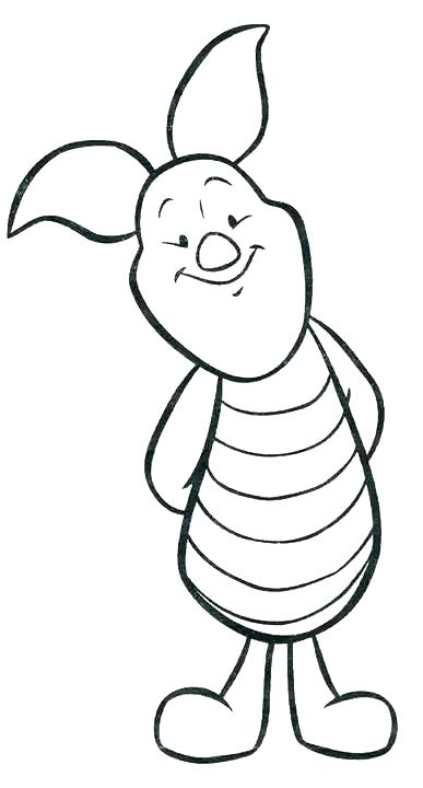 387x720 Piglet Coloring Page Baby Piglet Coloring Pages Of The Pooh