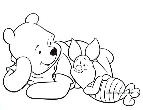 500x383 Pooh Bear Coloring Pages Poo Its Today Piglet My Favorite Day Poo