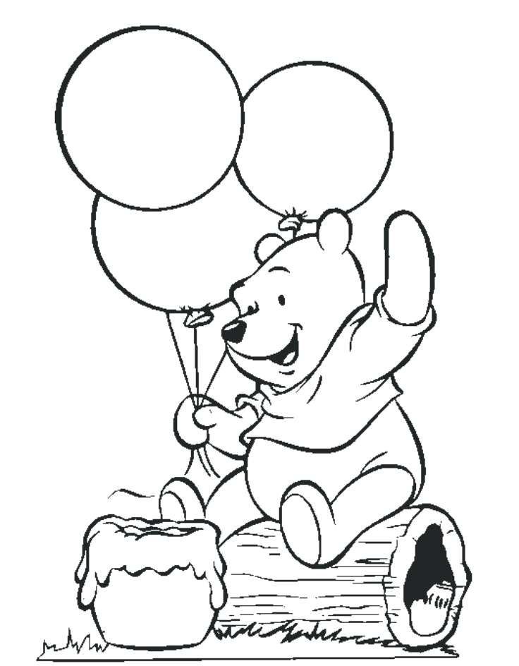 736x944 Pooh Bear Colouring Pages Icontent