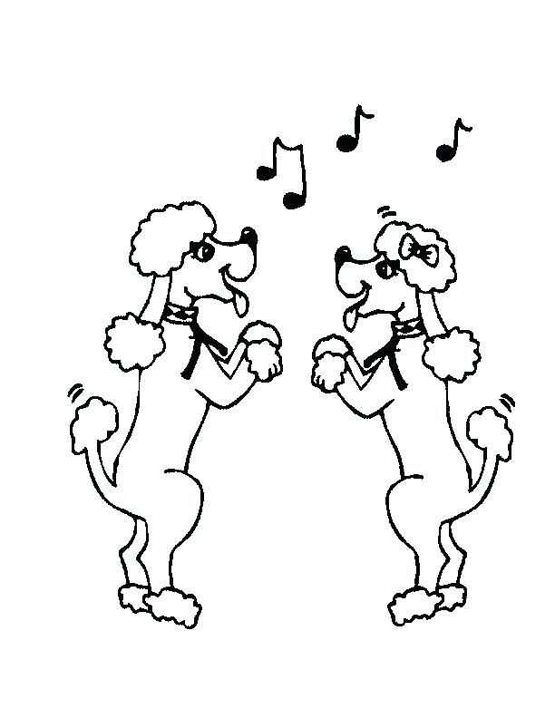 612x792 Pink Poodle Coloring Pages