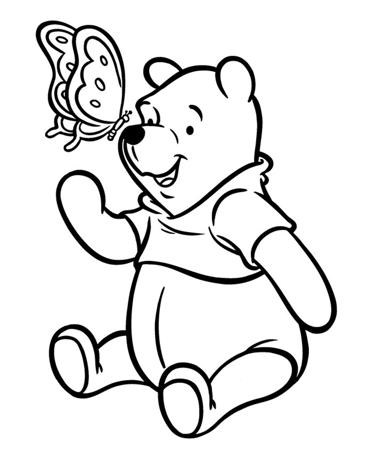 1260x1517 Download Coloring Pages Pooh Bear Inside Auto Market Me