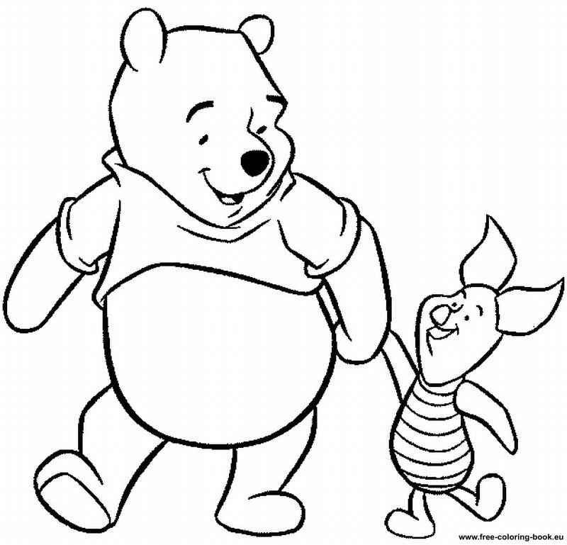 800x769 Winnie The Pooh Coloring Pages Free Great Winnie The Pooh
