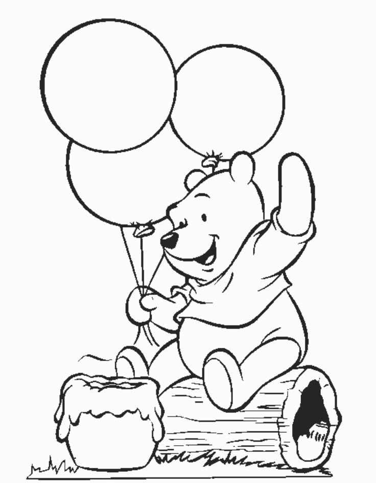 736x944 Free Winnie The Pooh Coloring Pages
