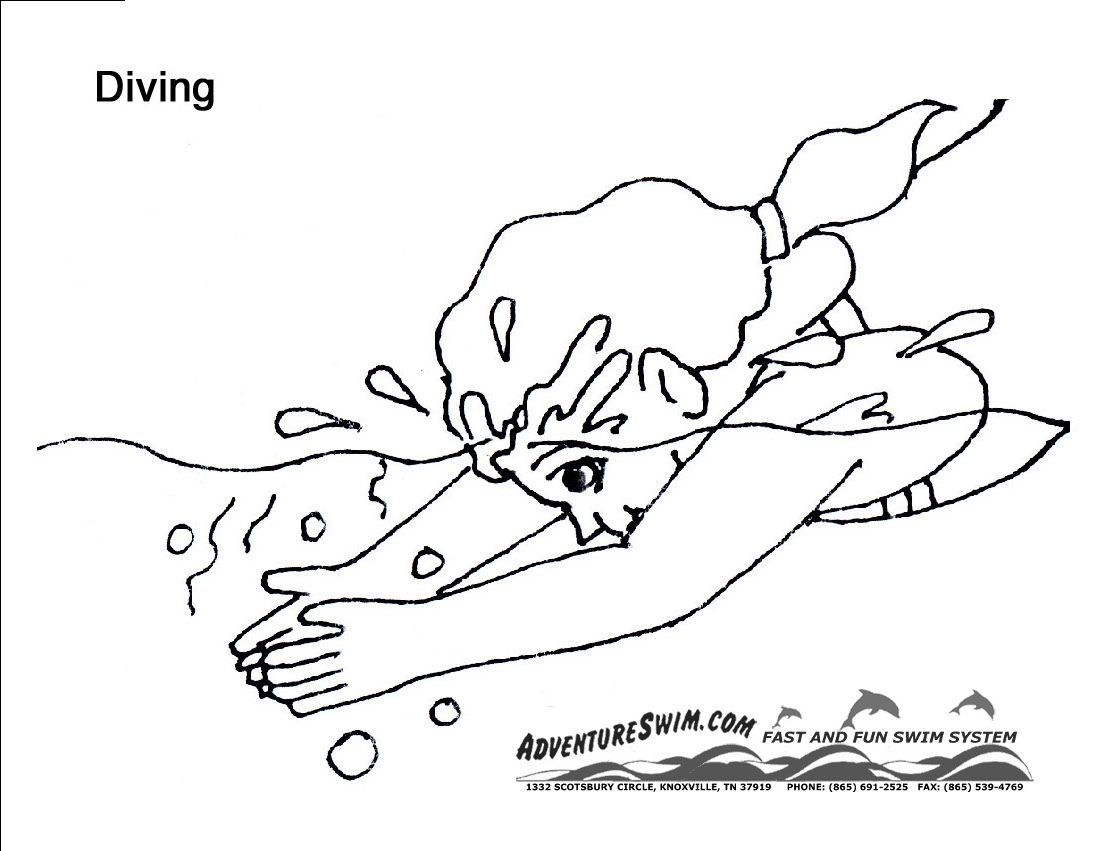 1100x851 Cool Pool Diving Board Coloring Page Free Colouring Pages Free