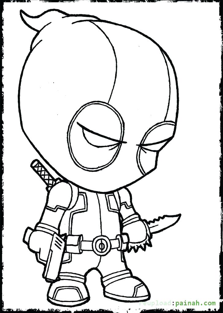 728x1024 Dead Pool Coloring Pages Coloring Pages Chibi Deadpool Coloring
