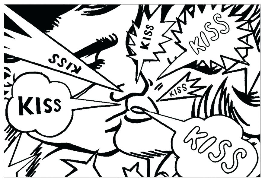 Pop Coloring Pages