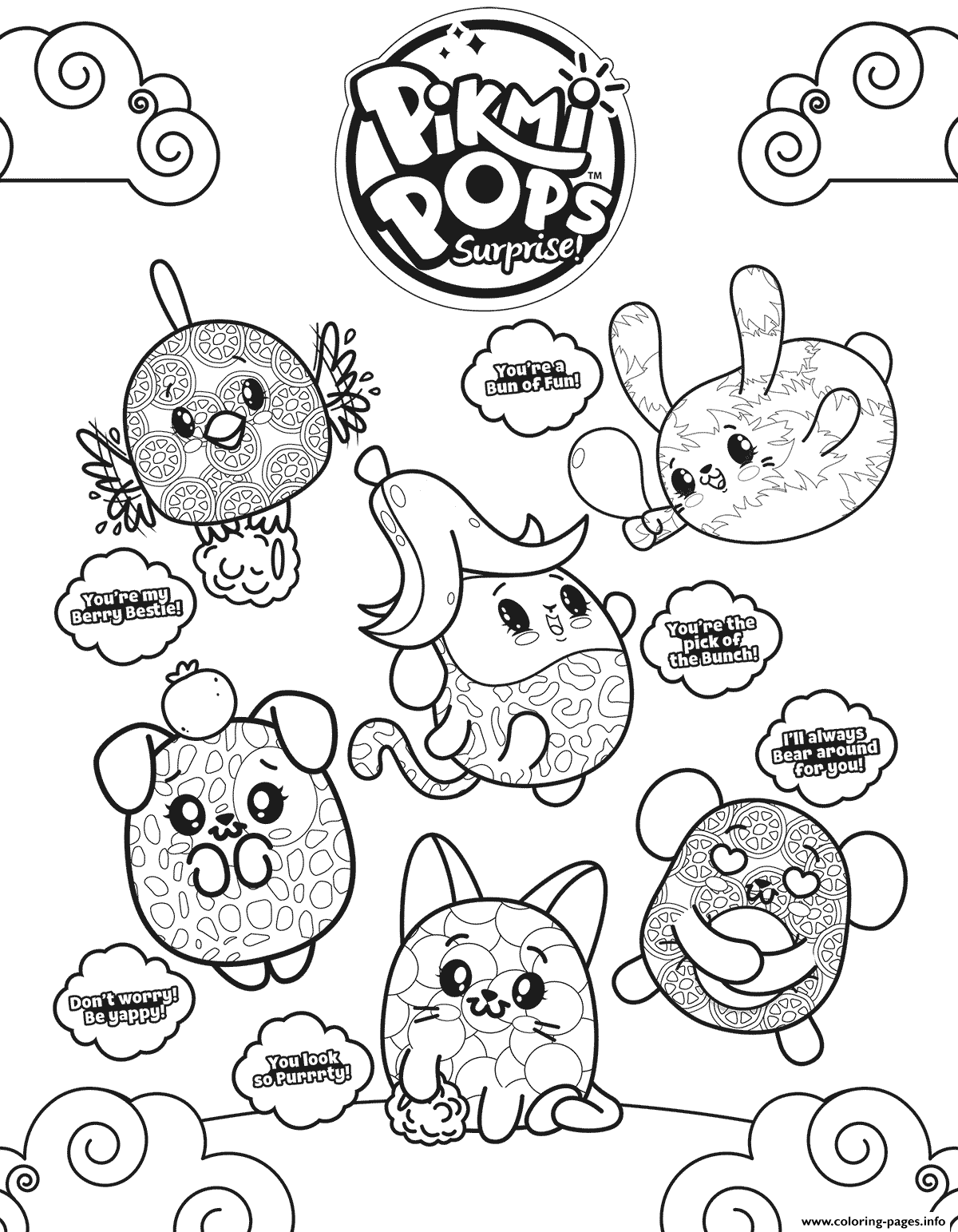 1200x1543 Pikmi Pops Coloring Pages Printable