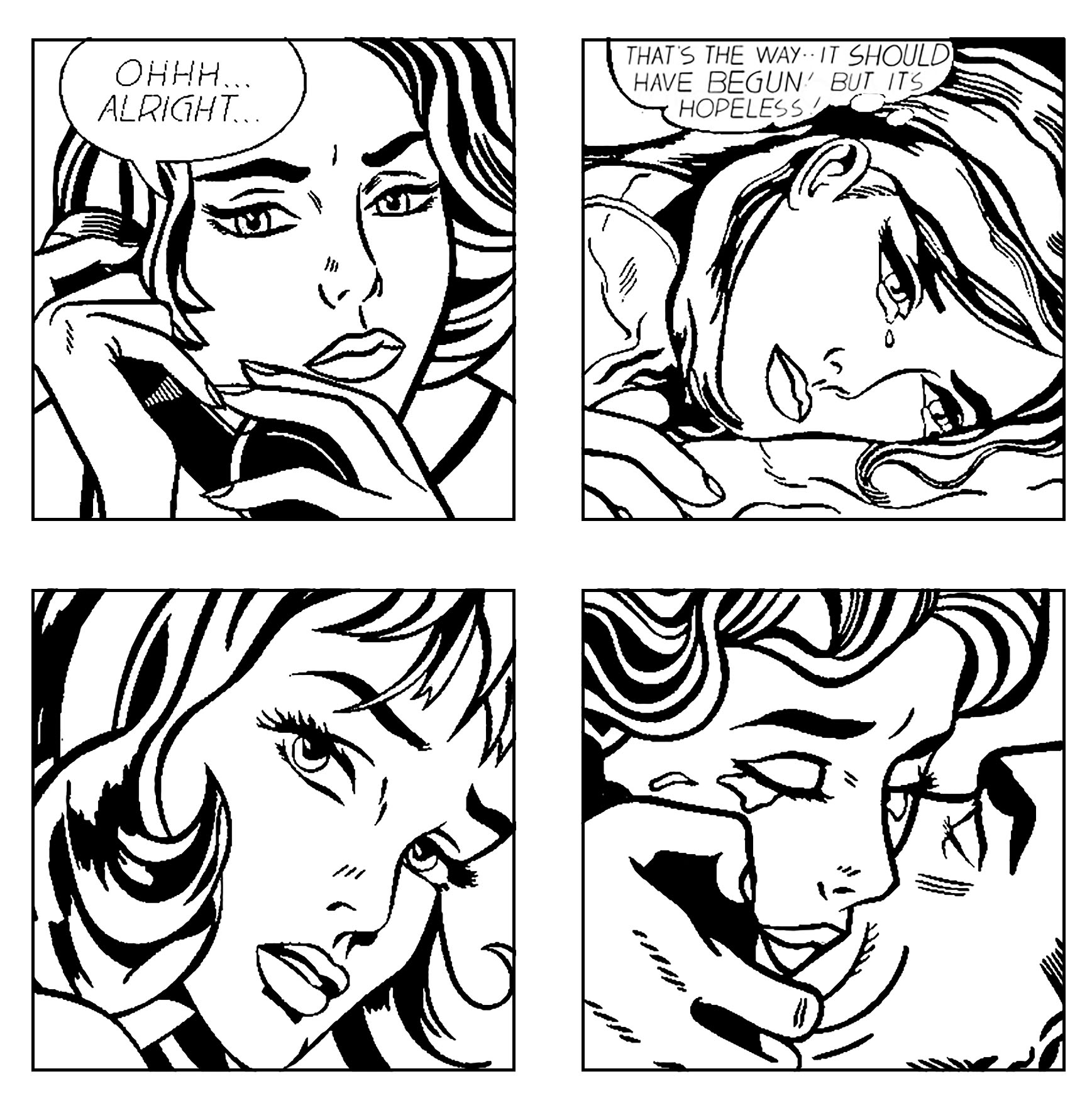 1737x1763 Roy Lichtenstein Pop Art