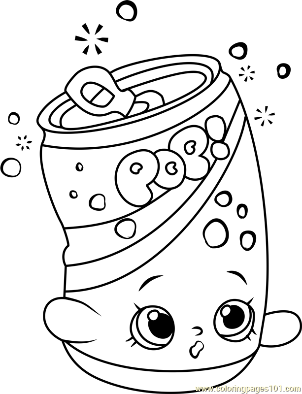 613x800 Soda Pops Shopkins Coloring Page